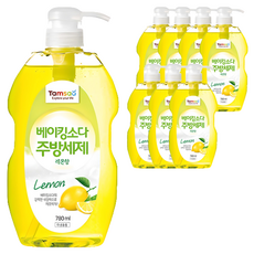 탐사 베이킹소다 주방세제 레몬향, 780ml, 8개