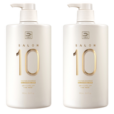 미쟝센 살롱 10 단백질 샴푸 손상 모발용, 990ml, 2개