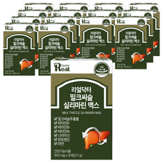 리얼닥터 7중 복합 아연 최대함량 식약처인증 밀크씨슬 실리마린 맥스 간영양제 900mg, 30정, 15박스