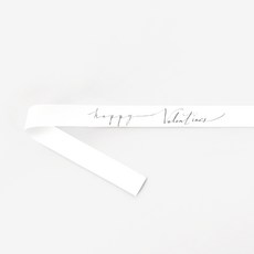 薄款快樂情人節長條紙, 混合色, 100個