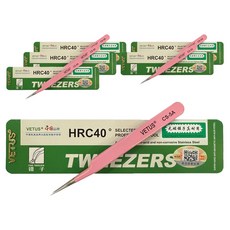 비투스 핀셋 CS-5A, 혼합색상, 6개