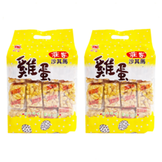 莊家 雞蛋沙其馬, 450g, 2袋