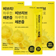비브리브 하루한포 심으뜸 레몬즙, 42개, 20g