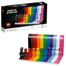 LEGO 樂高 40516 人偶積木組 (346片) - 激發創意 培養空間概念 增進親子互動, 1盒, 彩虹