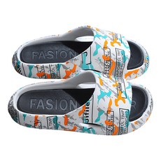 室內家居軟Q拖鞋 厚底軟Q PVC材質, 36~37mm, 黑色 + 白色