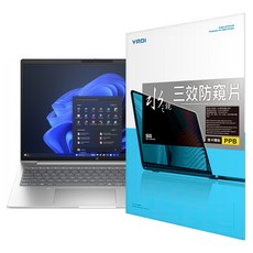 YADI 亞第 插卡隱貼 16 : 10 水之鏡防窺片 HP ProBook 460 G11專用 PF4PPB-W160 16吋, 單一顏色, 1個