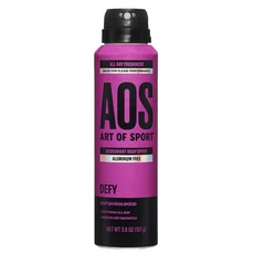 ART OF SPORT 對抗 體香噴霧 107g 不含鋁, 1瓶