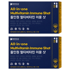 NATUREDREAM All In One Vital綜合維他命Shot Immune, 14瓶, 2盒