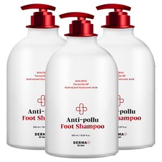 AKei. Anti-Pollu足部清潔液 550ml, 1瓶, 3瓶
