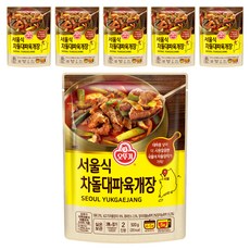 오뚜기 서울식 차돌대파육개장, 500g, 6개