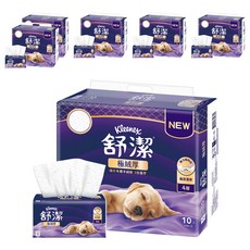 Kleenex 舒潔 極絨厚抽取衛生紙 80張, 10包, 6袋