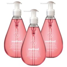 메소드 고보습 핸드워시 핑크그레이프, 354ml, 3개