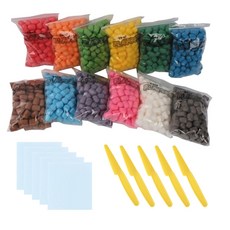 PLAYCORN 12色 + 切割刀 5入 + 沾水墊 5入, 1套, 混合顏色