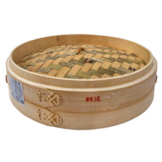 蒸籠蓋 1尺 天然竹 & 鋁 耐熱溫度: 0~120度, 1個
