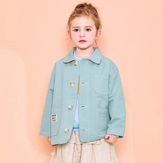 WALTON kids 孩童口袋排釦外套