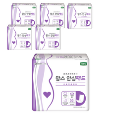 디펜드 여성용 맘스 안심패드 일자형, 45 x 17.4 cm, 30개입, 6개