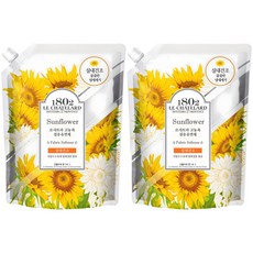 1802 LE CHATELARD 室內烘乾高濃縮衣物柔軟精向日葵補充裝, 1.6L, 2個