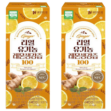 NATUREDREAM 檸檬生薑汁隨身包 14條入, 2個, 210g