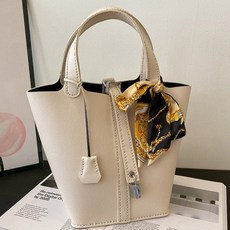 ARTJOY 我的托特水桶包 皮革工藝 DIY 套組, 1套, 象牙白