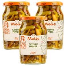 MELLISSE 辣味卡宴辣椒, 330g, 3個