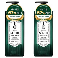 SENTO 頂級植物香氛深層香水弱酸性沐浴乳 白麝香, 2個, 1.1L