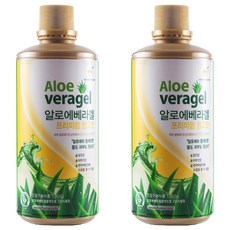 Hi!Aloe 芒果風味蘆薈汁, 1kg, 2個