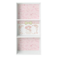 收納王妃 三麗鷗 三層櫃 玫瑰美樂蒂, 白色