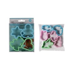 STAR BAKERY 造型餅乾模具 2入, 粉色, 藍色, 綠色, 1套