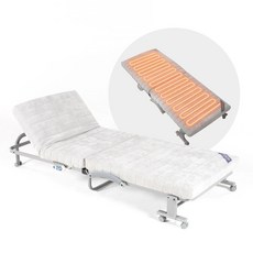 라꾸라꾸 프리미엄 골드 온열 접이식침대 G CBK-006S, 그레이
