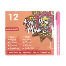 DOnG-A Pms 壓克力顏料麥克筆 SMQ-902-3, 1個, 12色