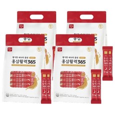 Jungwonsam 6年根紅蔘活力365 100入, 4個, 1000g