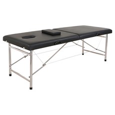 三次方 攜帶式美容床 180 x 70 x 65cm, 黑色