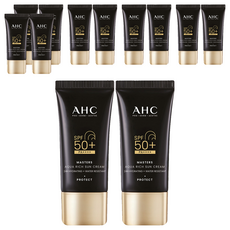 AHC 마스터즈 아쿠아 리치 선크림 SPF50+ PA++++, 30ml, 12개