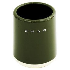 FL 生活+ 輕奢風潤色圓形垃圾桶 A-415-GR, 10L, 橄欖綠