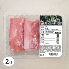제주 파머스팩 흑돼지 안심 덩어리, 600g, 2개