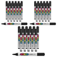PENMAX 白板筆 209, 黑色的, 36個