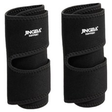 JINGBA SUPPORT Bomari男女通用手肘肘部保護套 黑色, 2個
