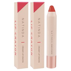 NATINDA 奶油唇蠟筆 3g, 07 森巴舞, 2個