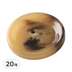 HR大鈕扣 現代鈕扣 30mm, 深米色, 20個