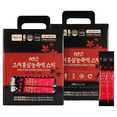 Jungwonsam 6年根高麗紅蔘濃縮液條裝, 1kg, 2個