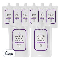 비타할로 볼륨매직 스트레이트 손상모발용 1제 200g+ 2제 200g, 4개