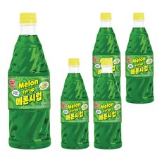 오뚜기 메론시럽, 1kg, 5개