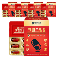 NATUREDREAM 磷蝦油 GOLD 1000mg, 30錠, 5個