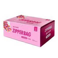 생활을그리다 다용도 투명지퍼백, 중(M), 150개입, 1개