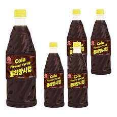 오쉐프 콜라향시럽, 1kg, 5개