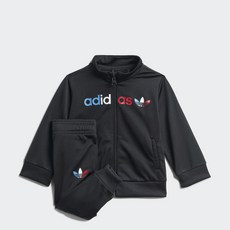 adidas 愛迪達 Logo印花長袖外套+縮口長褲 GN7420