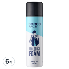 PACE 쿨 크러쉬 대용량 쉐이빙 폼, 250ml, 6개