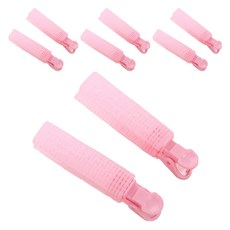 gelluna 髮根蓬鬆髮捲夾 H-03, 4個, 1 基本淡粉色