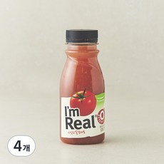 아임리얼 토마토 주스, 190ml, 4개