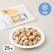 허닭 한입 닭가슴살 큐브 치즈 (냉동), 100g, 25개